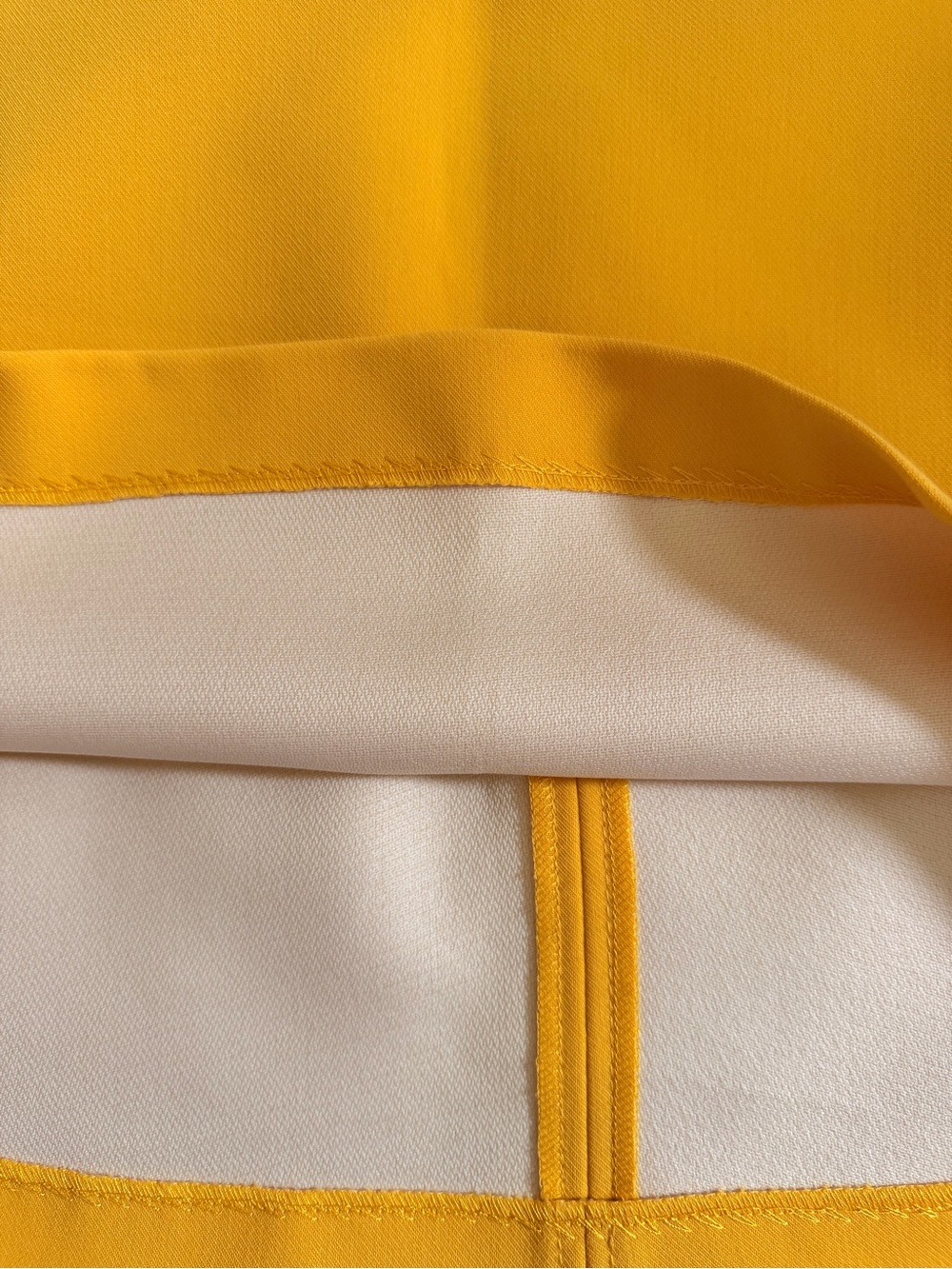 ZARA Vibrant Yellow A-Line Mini Skirt - Picture 5 of 5